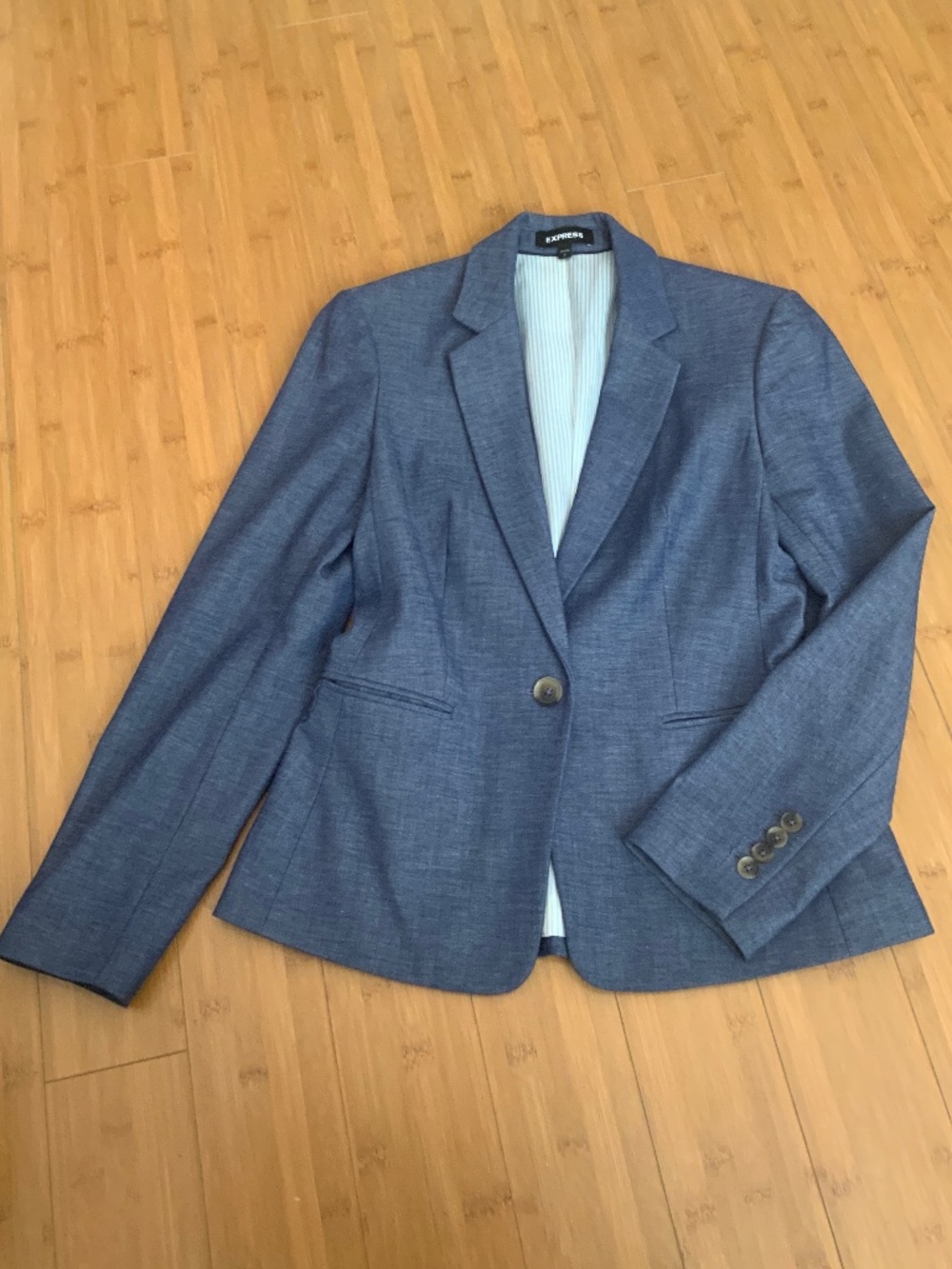 Express Studio Stretch Suit Blazer